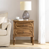 Joah 28"Tall Farmhouse 2-Drawer Nightstand with Built-in Charging(Optional Types)