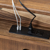 Joah 28"Tall Farmhouse 2-Drawer Nightstand with Built-in Charging(Optional Types)