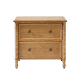 Carol 26"Tall 2-Drawer Nightstand