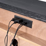Lorenz Transitional 3-Drawer Nightstand with Charging Station(Optional Types)