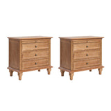 Galatea 3 - Drawer Nightstand Chest with Built-In Outlets(Optional Types)