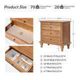 Galatea 3 - Drawer Nightstand Chest with Built-In Outlets(Optional Types)