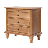 Galatea 3 - Drawer Nightstand Chest with Built-In Outlets(Optional Types)