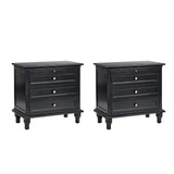 Galatea 3 - Drawer Nightstand Chest with Built-In Outlets(Optional Types)