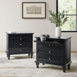 Galatea 3 - Drawer Nightstand Chest with Built-In Outlets(Optional Types)