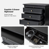 Galatea 3 - Drawer Nightstand Chest with Built-In Outlets(Optional Types)