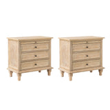 Galatea 3 - Drawer Nightstand Chest with Built-In Outlets(Optional Types)