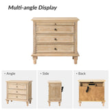 Galatea 3 - Drawer Nightstand Chest with Built-In Outlets(Optional Types)