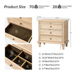Galatea 3 - Drawer Nightstand Chest with Built-In Outlets(Optional Types)
