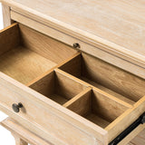 Galatea 3 - Drawer Nightstand Chest with Built-In Outlets(Optional Types)