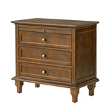 Galatea 3 - Drawer Nightstand Chest with Built-In Outlets(Optional Types)