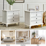 Galatea 3 - Drawer Nightstand Chest with Built-In Outlets(Optional Types)