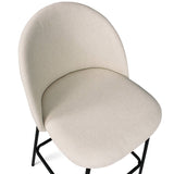 Nano 25'' Upholstered Low Back Counter Stool (Set of 2)