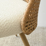Nice Rattan Upholstered Dining Chair (Set of 4)