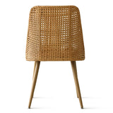 Nice Rattan Upholstered Dining Chair (Set of 6)