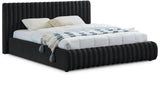 Nico Bed - Luxurious Upholstered Modern Bed with Deep Channel Tufting for Elegant Bedroom Style