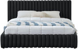 Nico Bed - Luxurious Upholstered Modern Bed with Deep Channel Tufting for Elegant Bedroom Style