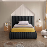 Nico Bed - Luxurious Upholstered Modern Bed with Deep Channel Tufting for Elegant Bedroom Style