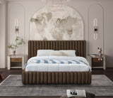 Nico Bed - Luxurious Upholstered Modern Bed with Deep Channel Tufting for Elegant Bedroom Style
