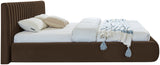 Nico Bed - Luxurious Upholstered Modern Bed with Deep Channel Tufting for Elegant Bedroom Style
