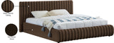 Nico Bed - Luxurious Upholstered Modern Bed with Deep Channel Tufting for Elegant Bedroom Style