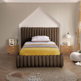 Nico Bed - Luxurious Upholstered Modern Bed with Deep Channel Tufting for Elegant Bedroom Style