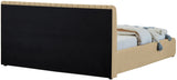 Nico Bed - Luxurious Upholstered Modern Bed with Deep Channel Tufting for Elegant Bedroom Style