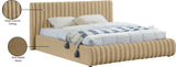 Nico Bed - Luxurious Upholstered Modern Bed with Deep Channel Tufting for Elegant Bedroom Style