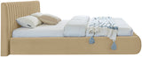 Nico Bed - Luxurious Upholstered Modern Bed with Deep Channel Tufting for Elegant Bedroom Style
