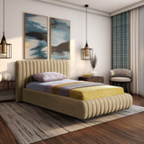Nico Bed - Luxurious Upholstered Modern Bed with Deep Channel Tufting for Elegant Bedroom Style