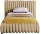 Nico Bed - Luxurious Upholstered Modern Bed with Deep Channel Tufting for Elegant Bedroom Style