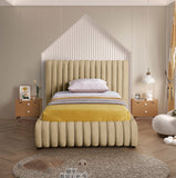 Nico Bed - Luxurious Upholstered Modern Bed with Deep Channel Tufting for Elegant Bedroom Style