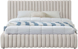 Nico Bed - Luxurious Upholstered Modern Bed with Deep Channel Tufting for Elegant Bedroom Style
