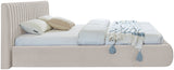 Nico Bed - Luxurious Upholstered Modern Bed with Deep Channel Tufting for Elegant Bedroom Style