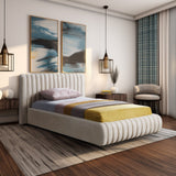 Nico Bed - Luxurious Upholstered Modern Bed with Deep Channel Tufting for Elegant Bedroom Style