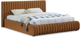 Nico Bed - Luxurious Upholstered Modern Bed with Deep Channel Tufting for Elegant Bedroom Style