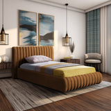 Nico Bed - Luxurious Upholstered Modern Bed with Deep Channel Tufting for Elegant Bedroom Style