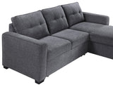 Noah Flippable, Convertible Storage Sleeper Chofa, Gray