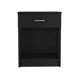 Eco Nightstand with Spacious Superior Top, Open Storage Shelf, Smooth-Glide Drawer and Modern Space-Saving Bedside Design for Organizing Essentials, Books and Daily Items in a Practical and Elegant Bedroom Layout
