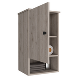 St. Angelo Medicine Cabinet with Single-Door Compartment, Two Interior Shelves, Lower Open Storage Shelf and Modern Wall-Mounted Design for Organized Bathroom Essentials, Daily Convenience and Space-Saving Home Functionality