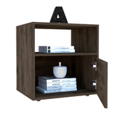 Galanto Nightstand, One Open Shelf, One Cabinet
