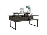 Tuhome Armin Lift-Top Coffee Table with One Shelf, Modern Design with Concealed Storage and Spacious Surface, Stylish and Practical Centerpiece for Living Room Organization and Décor