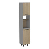 TUHOME Tall Kitchen Pantry Cabinet with Double Doors and Six Spacious Shelves for Enhanced Home Organization Featuring Modern Design, Ample Storage Capacity and Durable Engineered Wood Construction for Functional Culinary Spaces