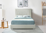 Nora Velvet Bed - Sumptuous Glamorous Design with Deep Channel Tufting and Customizable Legs