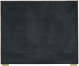 Nora Velvet Bed - Sumptuous Glamorous Design with Deep Channel Tufting and Customizable Legs