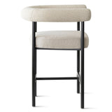 New York 24" Boucle Counter Stool with Arms (1-Piece)