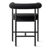 New York 24" Velvet Counter Stool with Arms (Set of 3)