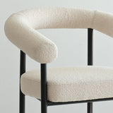 New York Modern Boucle Upholstered Dining Chair (Set of 4)