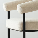 New York Modern Boucle Upholstered Dining Chair (Set of 6)