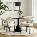 New York Modern Boucle Upholstered Dining Chair (Set of 4)